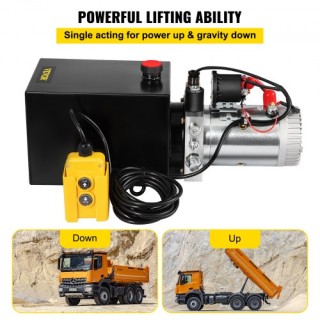 VEVOR 6L Υδραυλική Αντλία Μονής Δράσης 12V 6LCZYYBTXDZY00001V0 VEVOR 6L Υδραυλική Αντλία Μονής Δράσης 12V 6LCZYYBTXDZY00001V0