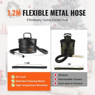 VEVOR Σκούπα Στάχτης 15L 1200W για Τζάκια & Ψησταριές ZKXHQJL220V1... VEVOR Σκούπα Στάχτης 15L 1200W για Τζάκια & Ψησταριές ZKXHQJL220V1...