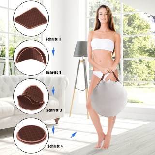 Costway  Φορητή Σάουνα Ατμού με Ρυθμιζόμενη Θερμοκρασία και Αξεσουά...