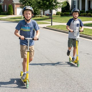 Costway ΠτυσσόμενοΠαιδικό Πατίνι έως 70KG σε Κίτρινο Χρώμα SP0547YW Costway ΠτυσσόμενοΠαιδικό Πατίνι έως 70KG σε Κίτρινο Χρώμα SP0547YW