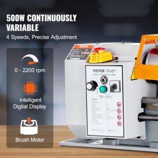 VEVOR Τόρνος Μετάλλου 7 x 13.78, Ακριβείας με Μεταβλητή Ταχύτητα 0-... VEVOR Τόρνος Μετάλλου 7 x 13.78, Ακριβείας με Μεταβλητή Ταχύτητα 0-...