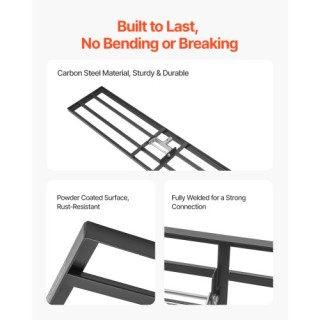 VEVOR Ρυθμιζόμενη Τσουγκράνα Εξομάλυνσης Γκαζόν με Χειρολαβή 213.1 ...