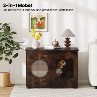 Costway  Κλουβί Κατοικιδίου για Μικρούς έως Μεσαίους Σκύλους & Γάτε...