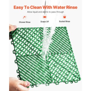 VEVOR  Διαπλεκόμενο Στρώμα Αποστράγγισης 30x30 εκ. Δάπεδο Πλακιδίων...