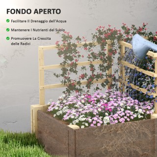 Outsunny Κρεβάτι για Κήπο με 3 Σχάρες και 2 Ζαρντινιέρες από Ξύλο Έ... Outsunny Κρεβάτι για Κήπο με 3 Σχάρες και 2 Ζαρντινιέρες από Ξύλο Έ...