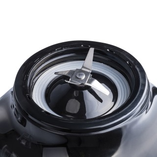 Kooper Μαύρο ηλεκτρικό μπλέντερ με γυάλινη κανάτα με διαγραμμίσεις ...