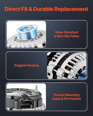 VEVOR Δυναμό Αυτοκινήτου για Chevy Trailblazer 4.2L & GMC Envoy 4.2... VEVOR Δυναμό Αυτοκινήτου για Chevy Trailblazer 4.2L & GMC Envoy 4.2...