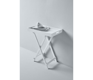 Ostaria Λευκό Πτυσσόμενο Τραπέζι Με Επιφάνεια Κουτί Χρώματος -35481 Ostaria Λευκό Πτυσσόμενο Τραπέζι Με Επιφάνεια Κουτί Χρώματος -35481