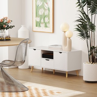 HOMCOM Φορητή Τηλεόραση έως 50 με Συρτάρι, Ανοιχτό Ράφι και Ντουλά... HOMCOM Φορητή Τηλεόραση έως 50 με Συρτάρι, Ανοιχτό Ράφι και Ντουλά...