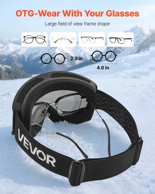 VEVOR Γυαλιά Σκι Αντιθαμβωτικά, Κυλινδρικός Φακός Revo Επικάλυψης, ... VEVOR Γυαλιά Σκι Αντιθαμβωτικά, Κυλινδρικός Φακός Revo Επικάλυψης, ...