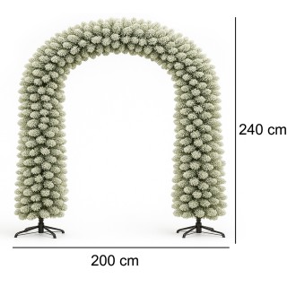 BAKAJI Χριστουγεννιάτικη Καμάρα με Χιόνι 200x240 cm με 1166 Πυκνά Κ... BAKAJI Χριστουγεννιάτικη Καμάρα με Χιόνι 200x240 cm με 1166 Πυκνά Κ...