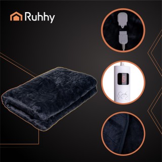 Ruhhy Ηλεκτρική Κουβέρτα Διπλή 180x130cm με 6 Λειτουργίες και Τηλεχ... Ruhhy Ηλεκτρική Κουβέρτα Διπλή 180x130cm με 6 Λειτουργίες και Τηλεχ...