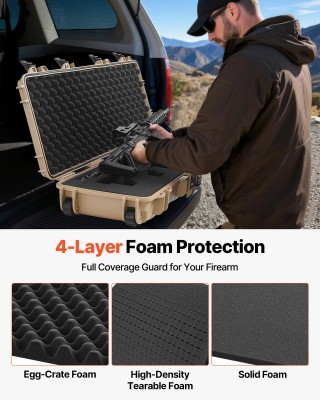 VEVOR Κιβώτιο Σκληρού Όπλου IP67 με Πρέσες και Πολλαπλές Κλειδώσεις... VEVOR Κιβώτιο Σκληρού Όπλου IP67 με Πρέσες και Πολλαπλές Κλειδώσεις...