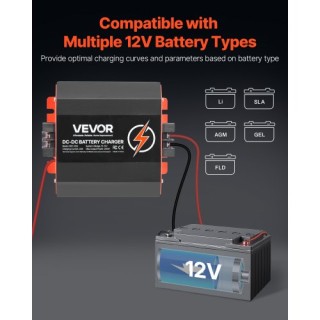 VEVOR Προηγμένος Φορτιστής Μπαταρίας DC 20A 250W για Μολύβδου-Οξέος...