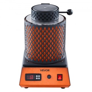 VEVOR Ηλεκτρικός Φούρνος Χύτευσης VEVOR, 1500W, 5kg Κεραμικό Χωνευτ...