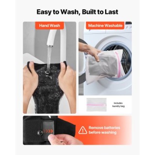 VEVOR Ηλεκτρικές Θερμαινόμενες Κάλτσες 5000mAh Επαναφορτιζόμενες (4...