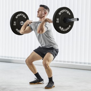 SPORTNOW Σετ 2 Δίσκοι Βάρους 10kg από Καουτσούκ με Τρύπα 2/5 cm για... SPORTNOW Σετ 2 Δίσκοι Βάρους 10kg από Καουτσούκ με Τρύπα 2/5 cm για...