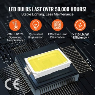 Φωτιστικό Γκαράζ LED VEVOR 88000LM 14 Πλέγματα PJXCKDBS14G5DPQ8EV2 Φωτιστικό Γκαράζ LED VEVOR 88000LM 14 Πλέγματα PJXCKDBS14G5DPQ8EV2
