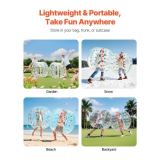 VEVOR Φουσκωτές Μπάλες Σούμο Ζορμπ για Υπαίθρια Παιχνίδια BSJGKDSZJ...