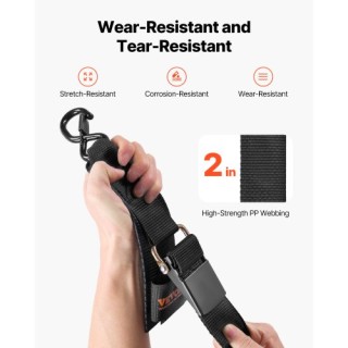 VEVOR Ιμάντες Δεσίματος με Καστάνια 2x2ft για Σκάφος (2 Τεμάχια) CY...