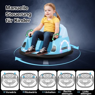 Costway Ηλεκτρικό Αυτοκινητάκι για Μικρά Παιδιά 12V με Ασύρματο Χει...