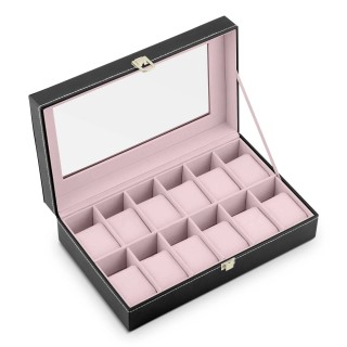 Massido Κουτί για 12 ρολόγια MS-710 μαύρο-σολομί MS-710-Black-Salmon Massido Κουτί για 12 ρολόγια MS-710 μαύρο-σολομί MS-710-Black-Salmon