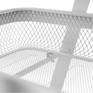 BAKAJI  Πολυχρηστικό Καρότσι Αισθητικού με Ρόδες, Λευκό Καροτσάκι μ...