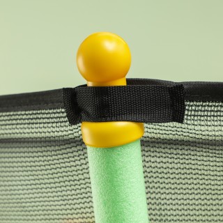 HOMCOM Τραμπολίνο Ελαστικό για Παιδιά 3-10 Ετών με Είσοδο με Φερμου...