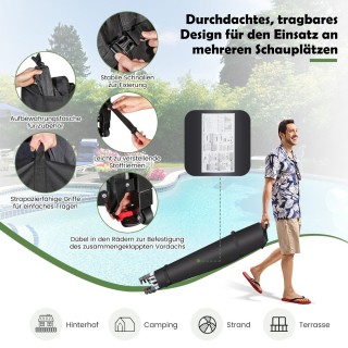 Costway Αναδυόμενη Σκηνή Σκίασης Άμεσης Προστασίας από τον Ήλιο με ...