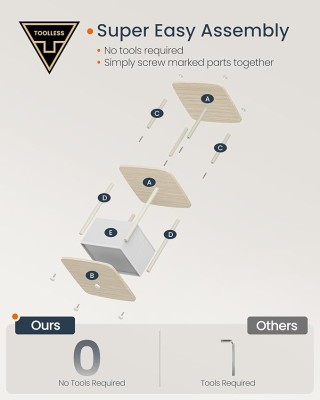 SONGMICS Μοντέρνο Πλαϊνό Τραπέζι 34x30x58cm με 3 Ράφια και Υφασμάτι... SONGMICS Μοντέρνο Πλαϊνό Τραπέζι 34x30x58cm με 3 Ράφια και Υφασμάτι...