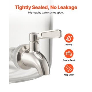 VEVOR Γυάλινος Διανεμητής Ποτών 13L με Βάση για Πάρτι YLFPQPGBLFPQK... VEVOR Γυάλινος Διανεμητής Ποτών 13L με Βάση για Πάρτι YLFPQPGBLFPQK...