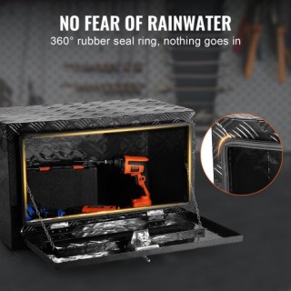 Κουτί Εργαλείων Αλουμινίου VEVOR 36 x 17 x 18 για Φορτηγά & Τροχόσπ...