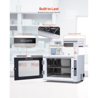 VEVOR Μηχάνημα Καθαρισμού Εργαλείων 12L Μεγάλης Χωρητικότητας ZWXXD...