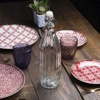 Galileo Γυάλινο μπουκάλι 1 L με αεροστεγές καπάκι SChef 5919419