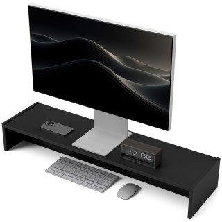 HOMCOM Βάση για Οθόνη με 2 Θήκες Αποθήκευσης από Ξύλο, 100x27x15 ε... HOMCOM Βάση για Οθόνη με 2 Θήκες Αποθήκευσης από Ξύλο, 100x27x15 ε...