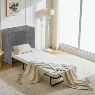 Πτυσσόμενο Κρεβάτι Μονό Εξοικονόμησης Χώρου με Στρώμα και Σκελετό ... Πτυσσόμενο Κρεβάτι Μονό Εξοικονόμησης Χώρου με Στρώμα και Σκελετό ...