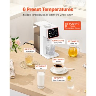 VEVOR Διανομέας Ζεστού Νερού Πάγκου με 6 Θερμοκρασίες και 8 Όγκους,... VEVOR Διανομέας Ζεστού Νερού Πάγκου με 6 Θερμοκρασίες και 8 Όγκους,...