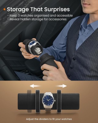 Θήκη Ταξιδιού για 3 Ρολόγια – Εξαγωνικός Σχεδιασμός & Κρυφός Αποθηκ... Θήκη Ταξιδιού για 3 Ρολόγια – Εξαγωνικός Σχεδιασμός & Κρυφός Αποθηκ...