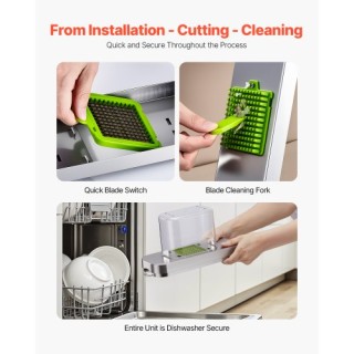 VEVOR Κόφτης Λαχανικών με 3 Λεπίδες και Δοχείο JSSWQSJQDQP3E6X76002V0 VEVOR Κόφτης Λαχανικών με 3 Λεπίδες και Δοχείο JSSWQSJQDQP3E6X76002V0