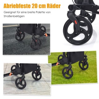 Πτυσσόμενος Περιπατήρας/Αμαξίδιο Αλουμινίου με Τσάντα Χρώματος Μαύρ... Πτυσσόμενος Περιπατήρας/Αμαξίδιο Αλουμινίου με Τσάντα Χρώματος Μαύρ...