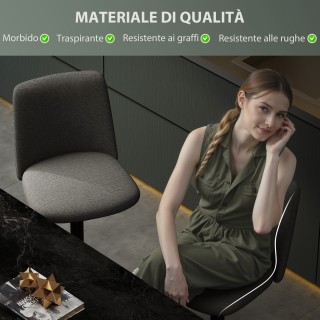 HOMCOM 2 Περιστρεφόμενα Σκαμπό Μπαρ, Ύφασμα Λινό, 44x53x91-111 εκ, ... HOMCOM 2 Περιστρεφόμενα Σκαμπό Μπαρ, Ύφασμα Λινό, 44x53x91-111 εκ, ...