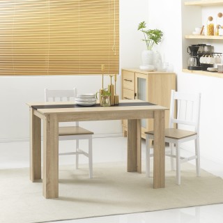 HOMCOM Μοντέρνο Τραπέζι Τραπεζαρίας από Ξύλο για 4-6 Άτομα 120x69x7...