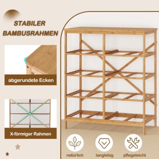 Costway Κομμό Με 8 Αποσπώμενα Υφασμάτινα Συρτάρια 80 x 40 x 94 cm  ...