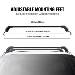VEVOR Οικουμενική Μπάρα Οροφής για Οχήματα Χωρίς Ράγες Αλουμινίου μ... VEVOR Οικουμενική Μπάρα Οροφής για Οχήματα Χωρίς Ράγες Αλουμινίου μ...
