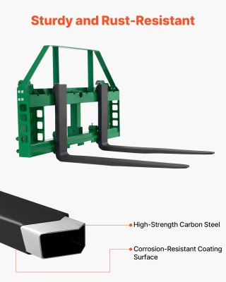 VEVOR Ισχυρές Παλέτες Skid Steer 4000 lbs - Διάσταση Τυμπάνου: 42 i...