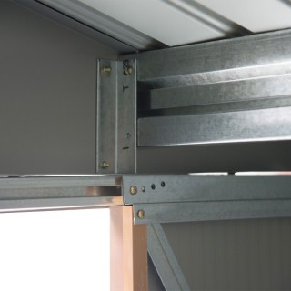 Outsunny Garden Shed Εργαλειοθήκη σε Ατσάλι, Υπόστεγο Κήπου από Ατσ...