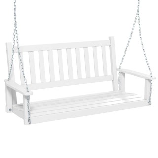 Costway Κούνια Βεράντας Εξωτερικού Χώρου από Φυσικό Ξύλο Λεύκας γι... Costway Κούνια Βεράντας Εξωτερικού Χώρου από Φυσικό Ξύλο Λεύκας γι...