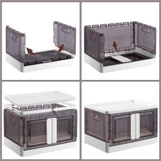 BAKAJI  Κουτί Αποθήκευσης Οργάνωσης Αναδιπλούμενο Εξοικονόμησης Χώρ...