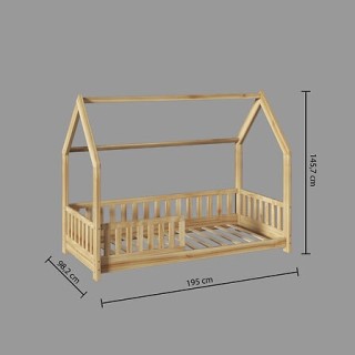 Ξύλινο Παιδικό Κρεβάτι/Σπιτάκι 90 x 190 cm 174154 Atmosphera Ξύλινο Παιδικό Κρεβάτι/Σπιτάκι 90 x 190 cm 174154 Atmosphera