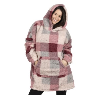 Galileo Κουβέρτα σκακιέρας από sherpa με κουκούλα 85x95cm LeFlaf (έ...